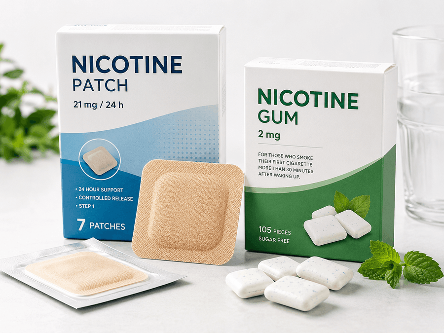 Patches et gommes nicotine
